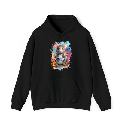 Rat Watercoloring Hoodie