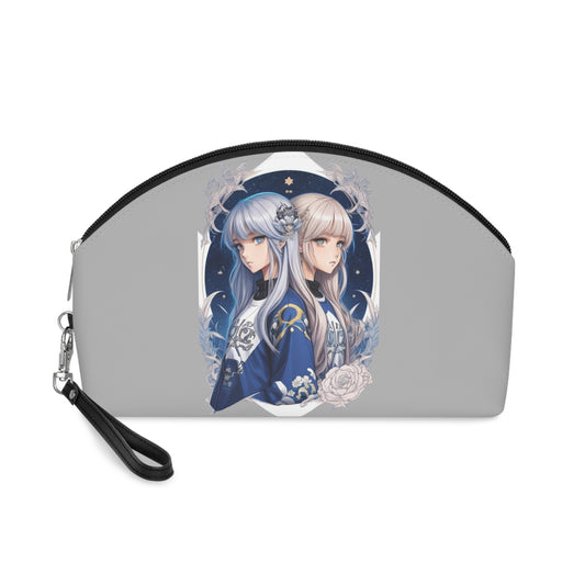 Zodiac Gemini Manga Girls Makeup Bag