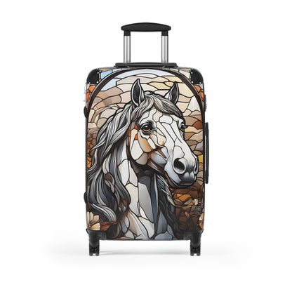 Horse Stained Glass Suitcase