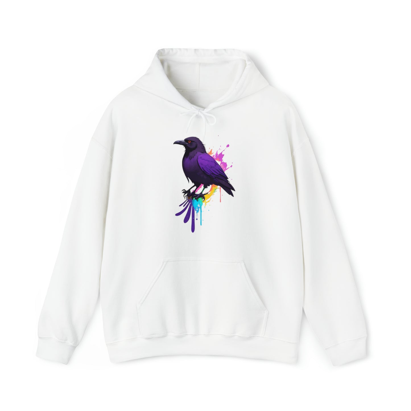 Yatagarasu: Thee Legged Crow Paint Splash Hoodie