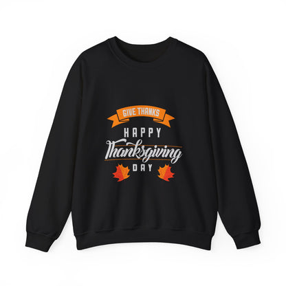 Give Thanks Happy Thanksgiving Day Sweatshirt