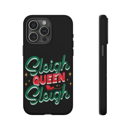 Christmas Sleigh Queen Quote Phone Case