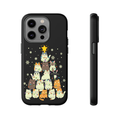 Christmas Cat Tree Phone Case