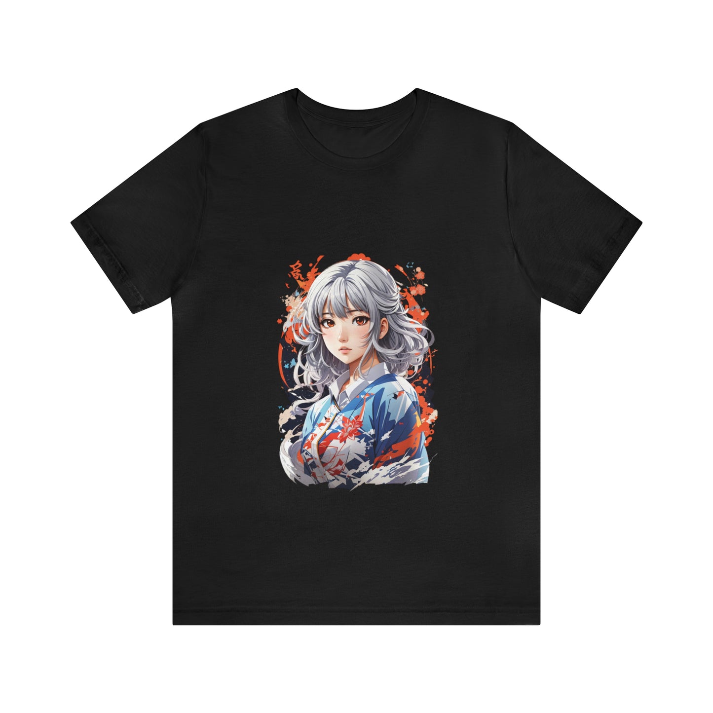 Grey Hair Manga Girl Shirt