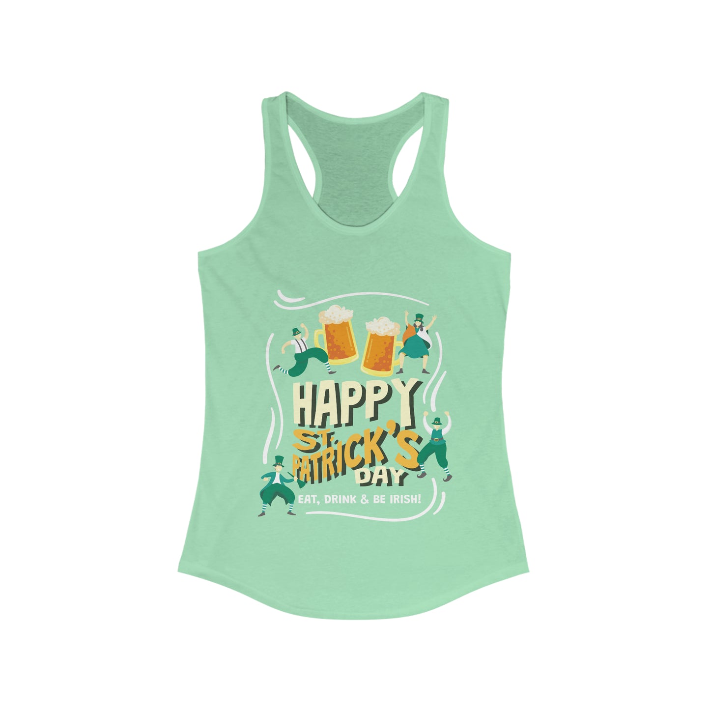 St. Patrick's Day Eat Drink & Be Irish Tank Top