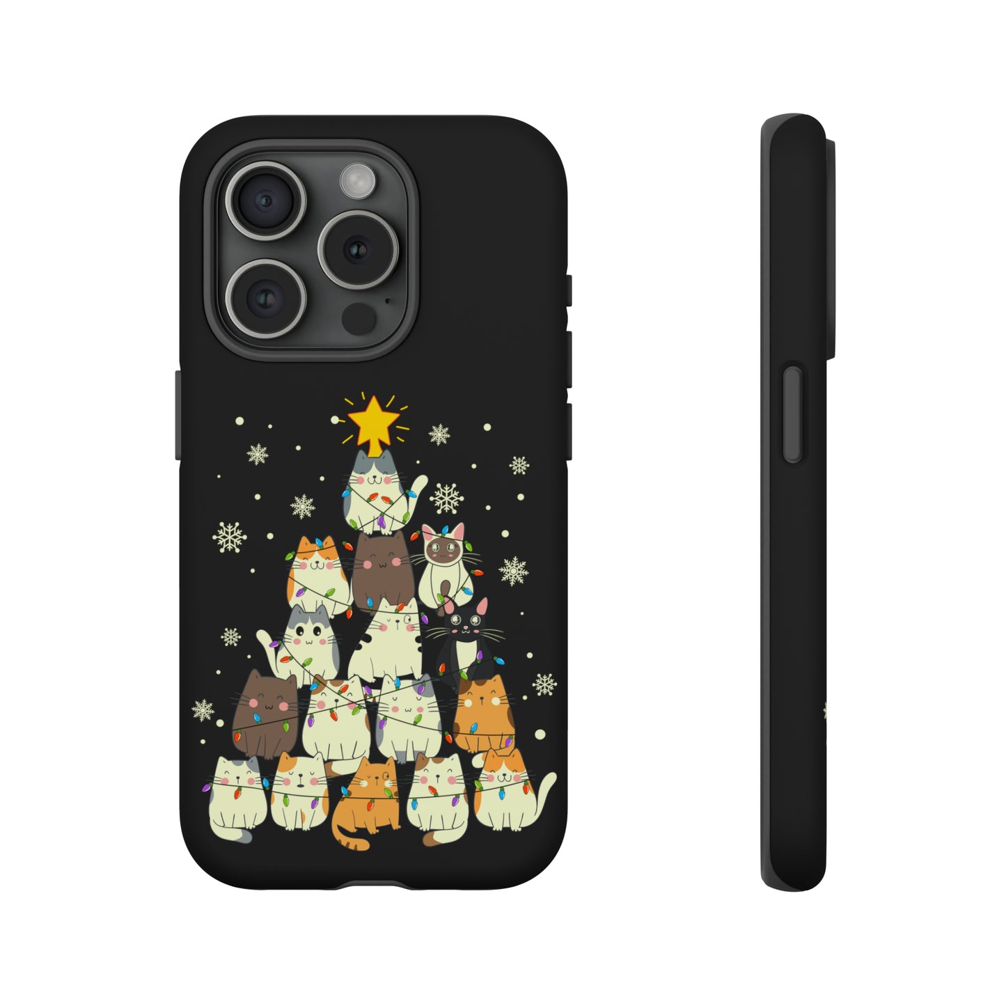 Christmas Cat Tree Phone Case