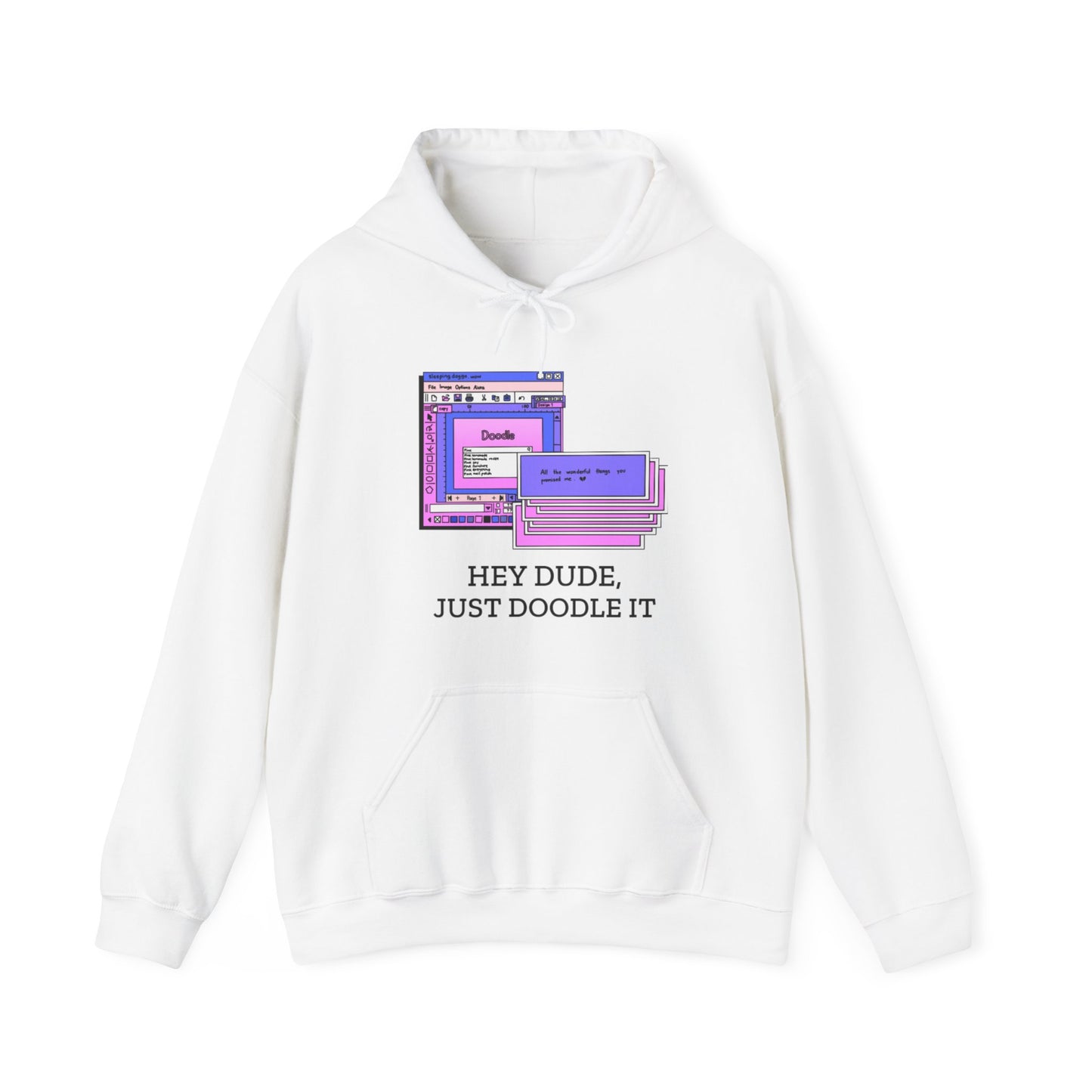 Technology Just Doodle It Hoodie