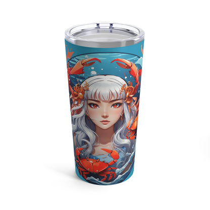 Zodiac Cancer Manga Girl Tumbler