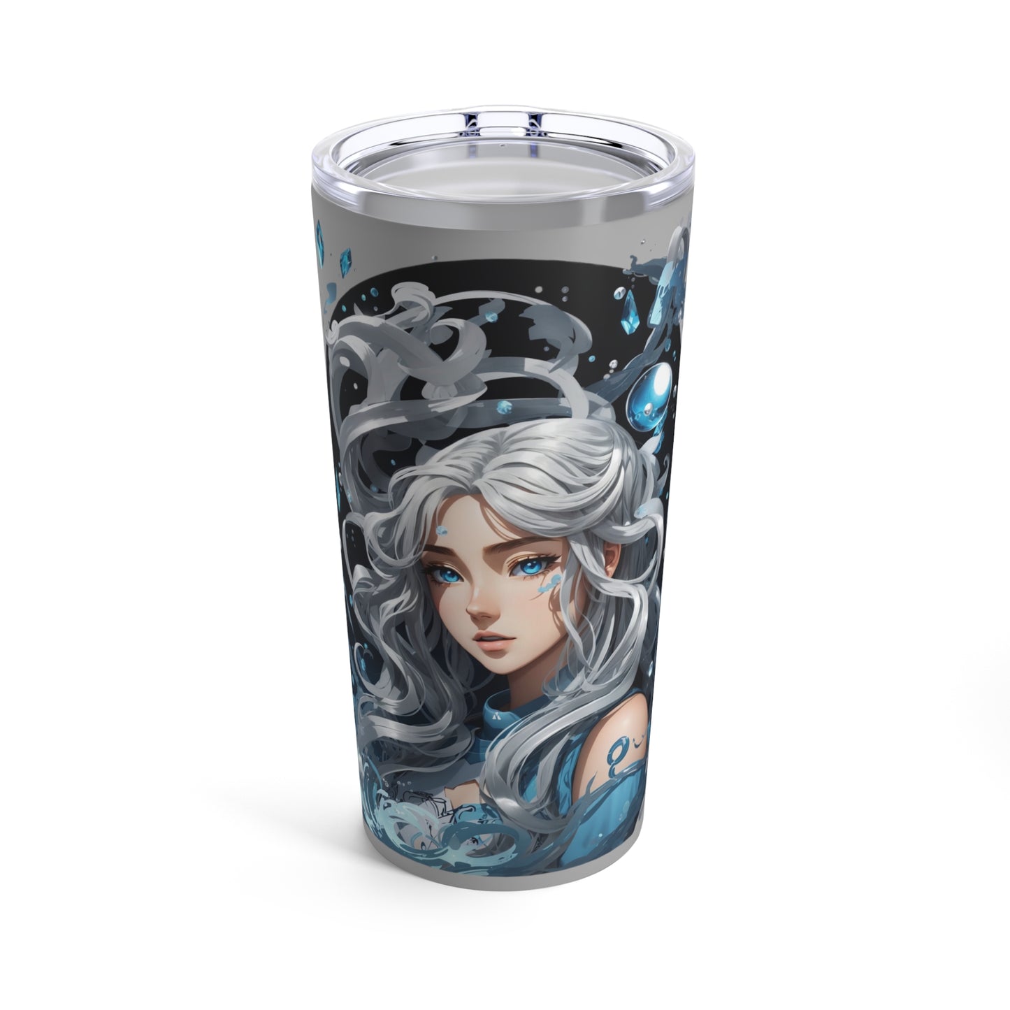 Zodiac Aquarius Manga Girl Tumbler