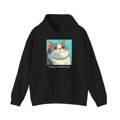 Cat Heavy Breathing Hoodie