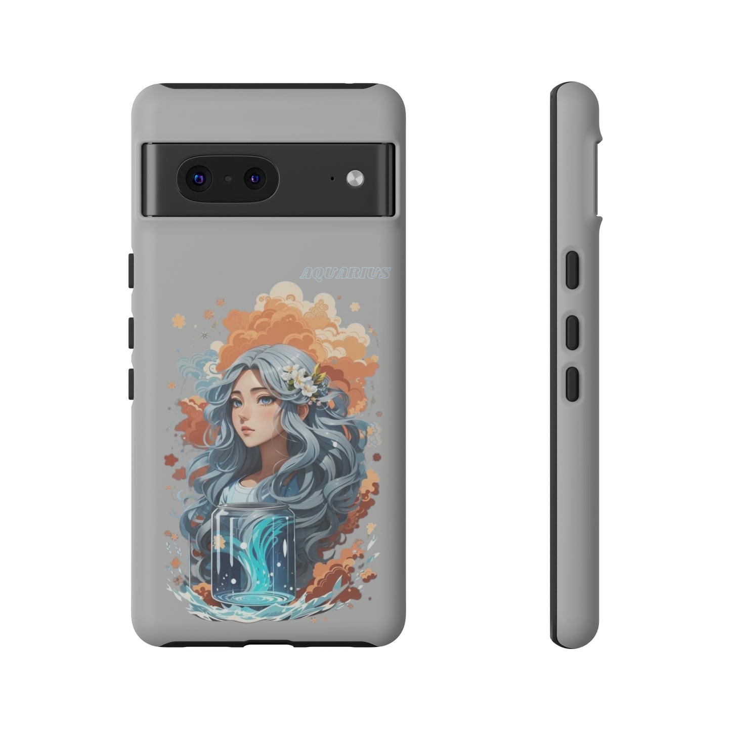 Zodiac Aquarius Manga Girl Phone Case