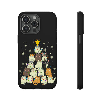 Christmas Cat Tree Phone Case