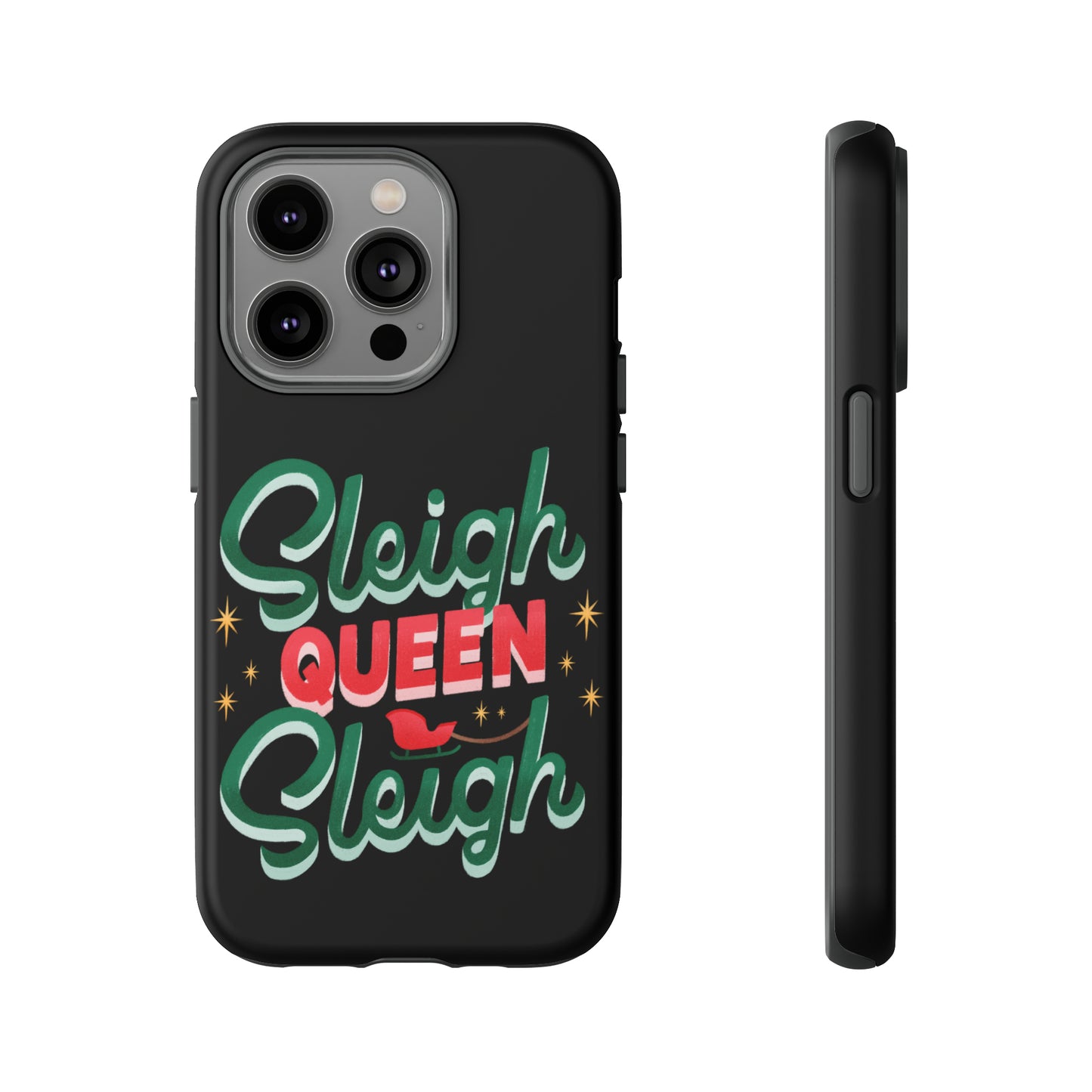 Christmas Sleigh Queen Quote Phone Case