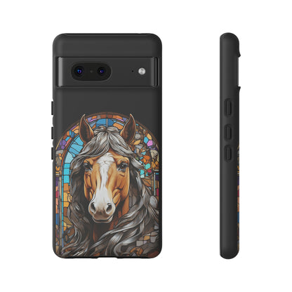 Horse Stained Glass Phone Case