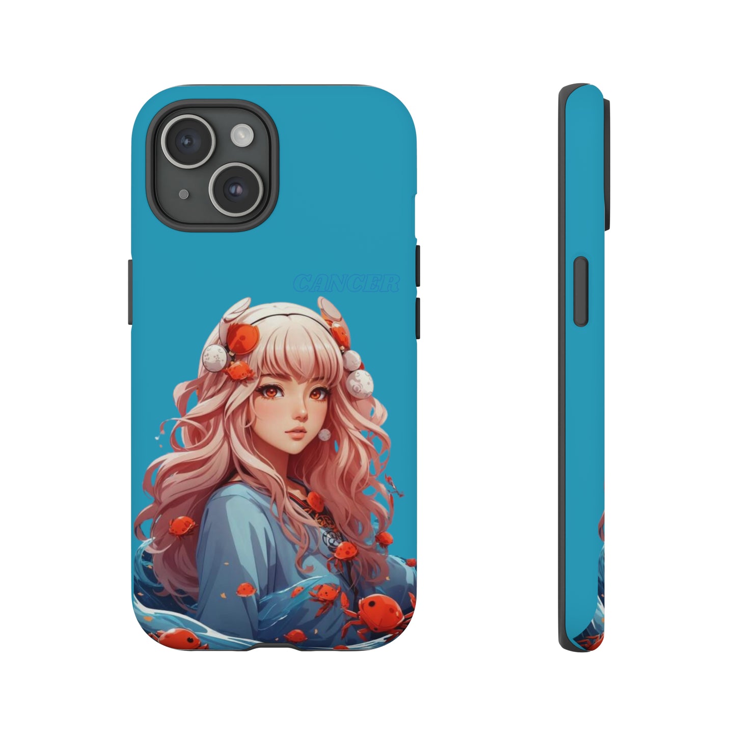 Zodiac Cancer Manga Girl Phone Case