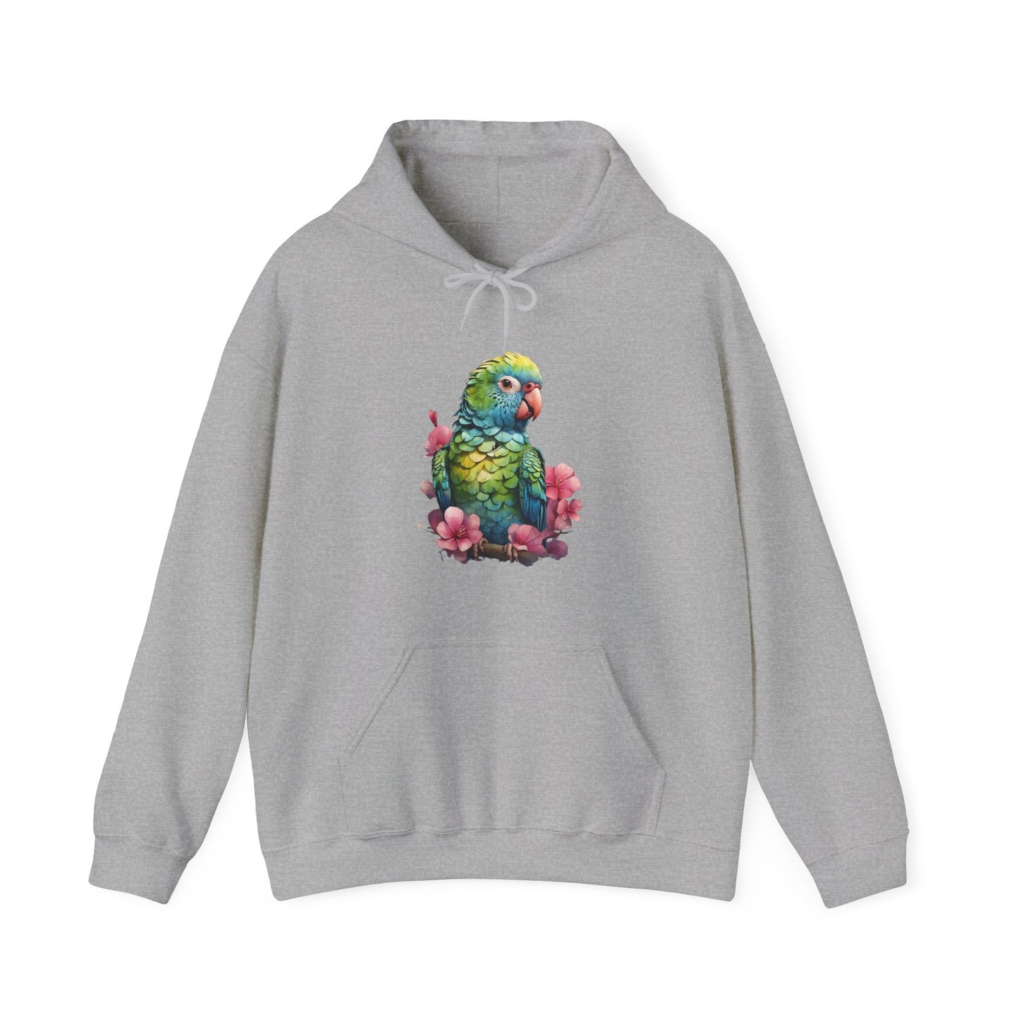 Parakeet Semi Realism Hoodie