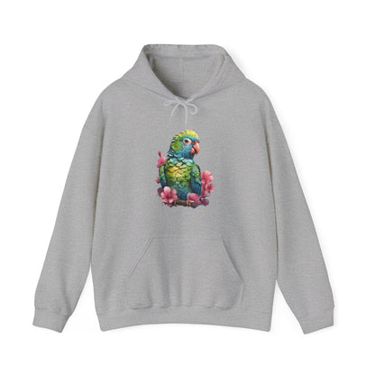 Parakeet Semi Realism Hoodie