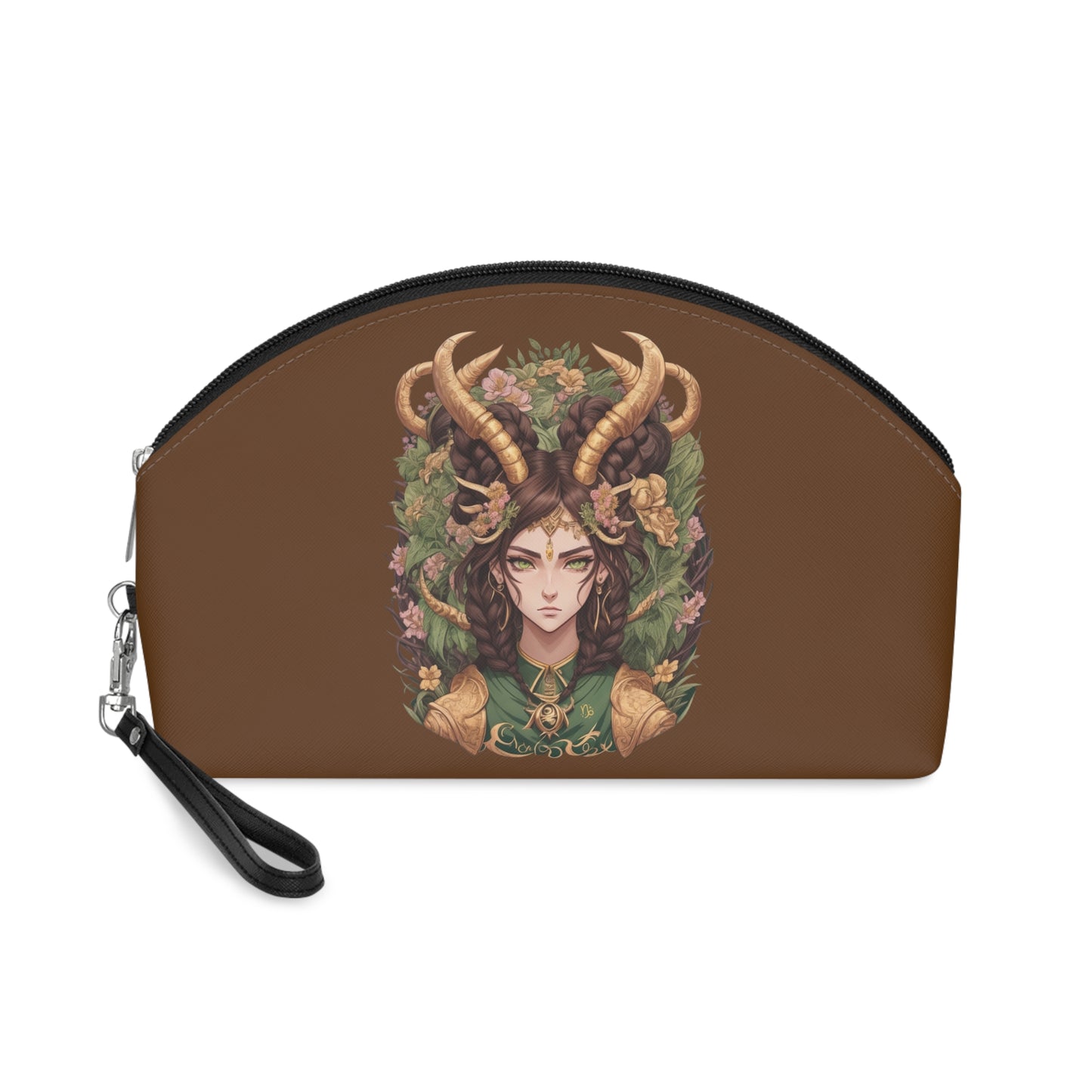 Zodiac Capricorn Manga Girl Makeup Bag