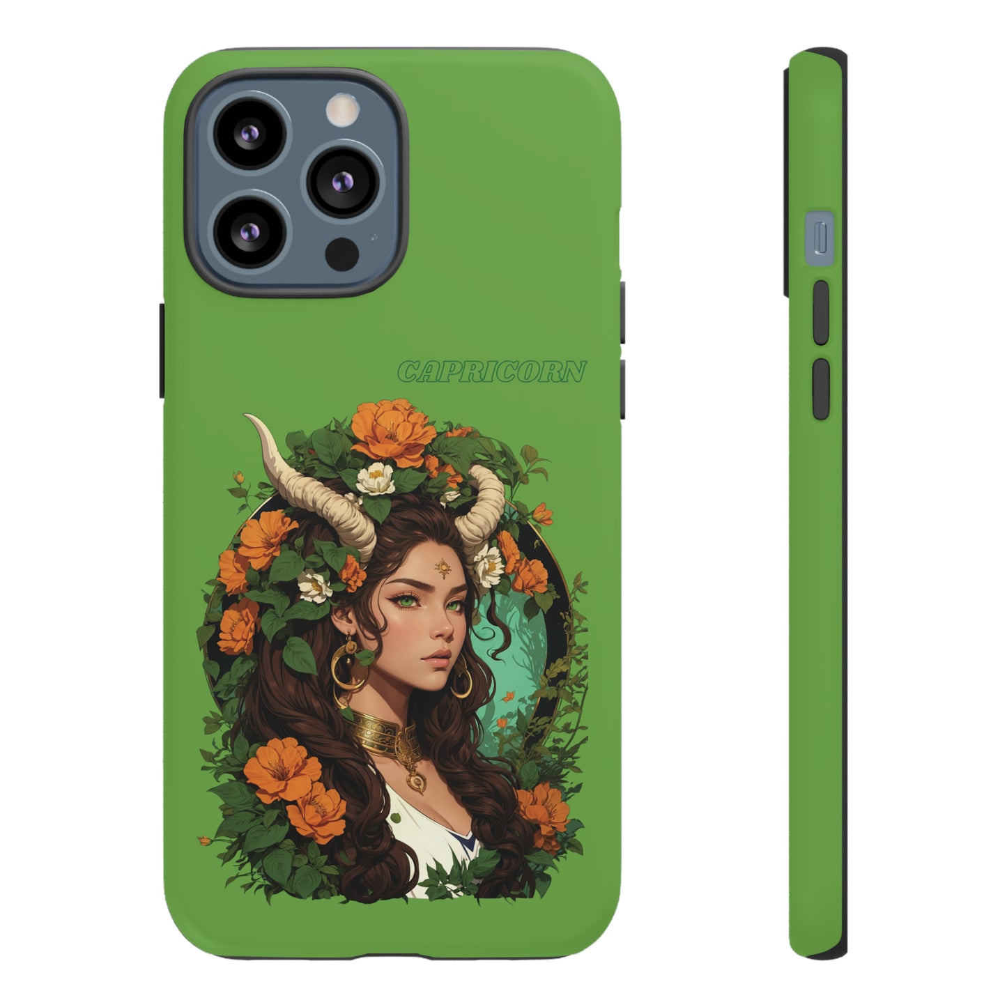 Zodiac Capricorn Manga Girl Phone Case