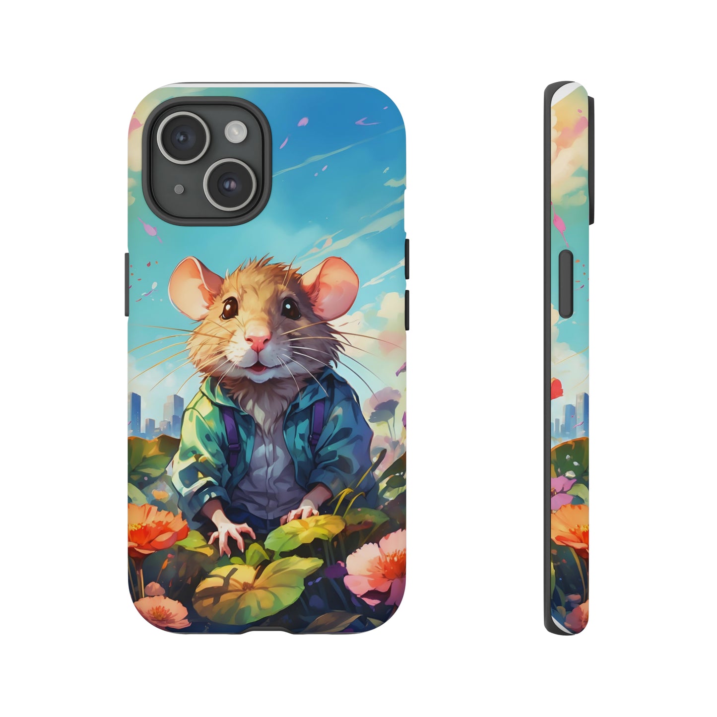 Rat Watercoloring Phone Case