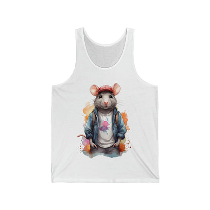 Rat Watercoloring Tank Top