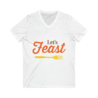 Let's Feast V-Neck Shirt