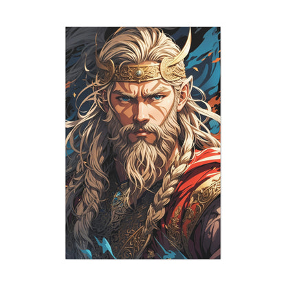 Njord Illustration Canvas