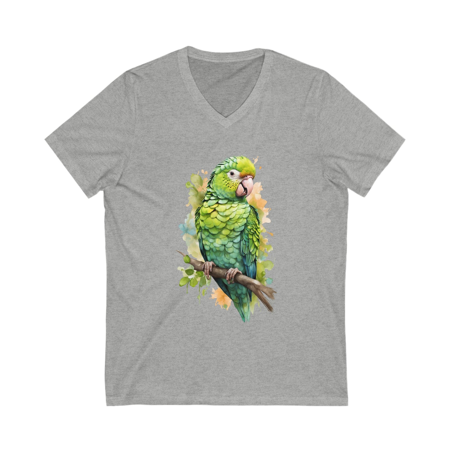 Parakeet Semi Realism V-Neck Shirt