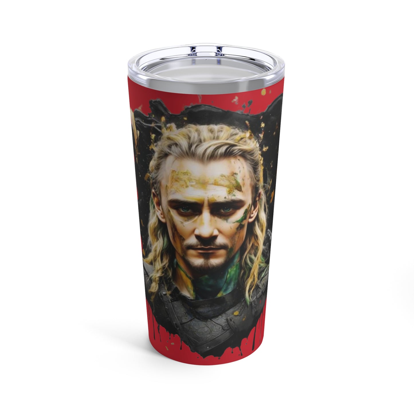 Loki Splatter Art Tumbler