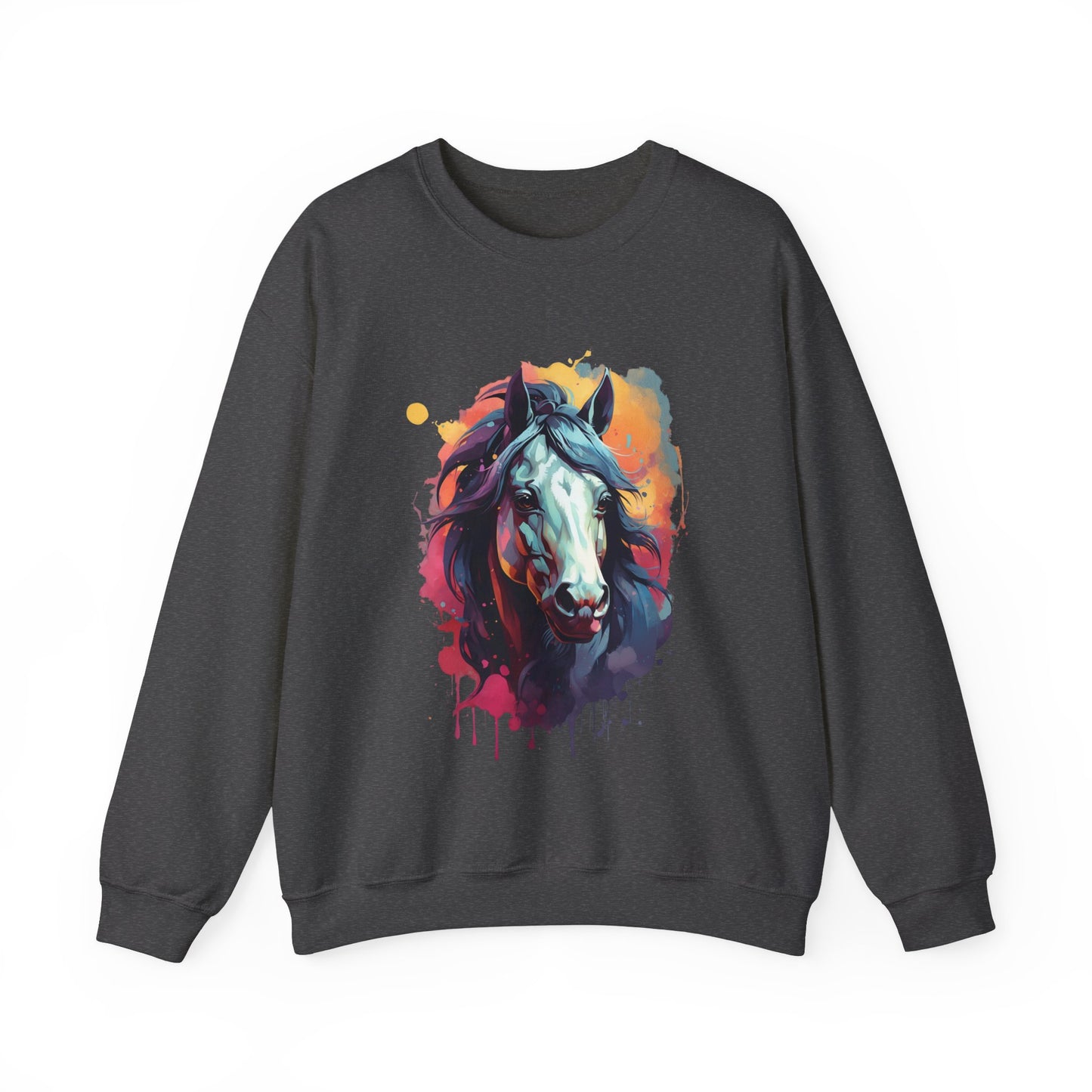 Horse Splatter Art Sweatshirt