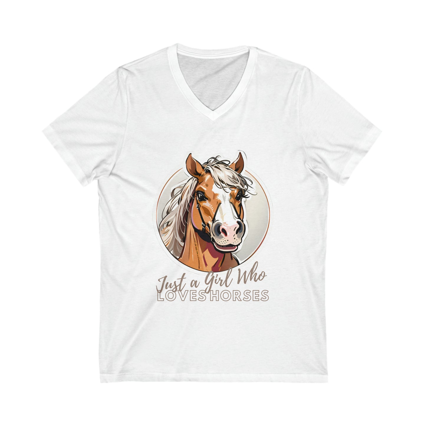 Horse Love Quote V-Neck Shirt