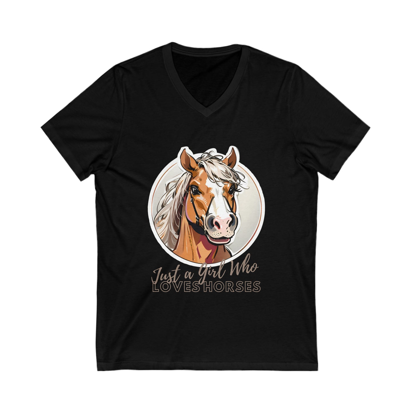 Horse Love Quote V-Neck Shirt