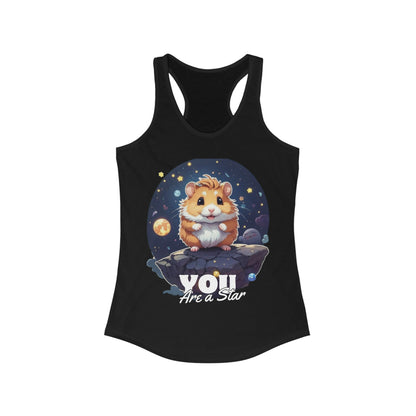 Hamster Star Quote Tank Top