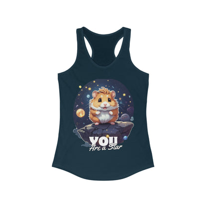 Hamster Star Quote Tank Top