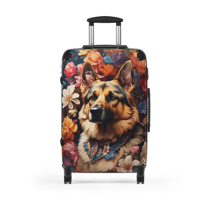 German Shepherd Semi Realism Suitcase