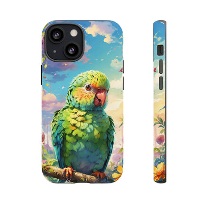 Parakeet Semi Realism Phone Case