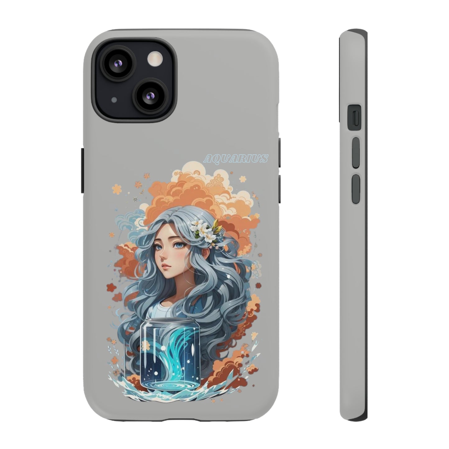 Zodiac Aquarius Manga Girl Phone Case