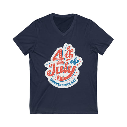 4th Of July Independence Day V-Neck Shirt