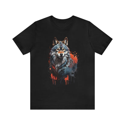 Wolf Splatter Art Shirt