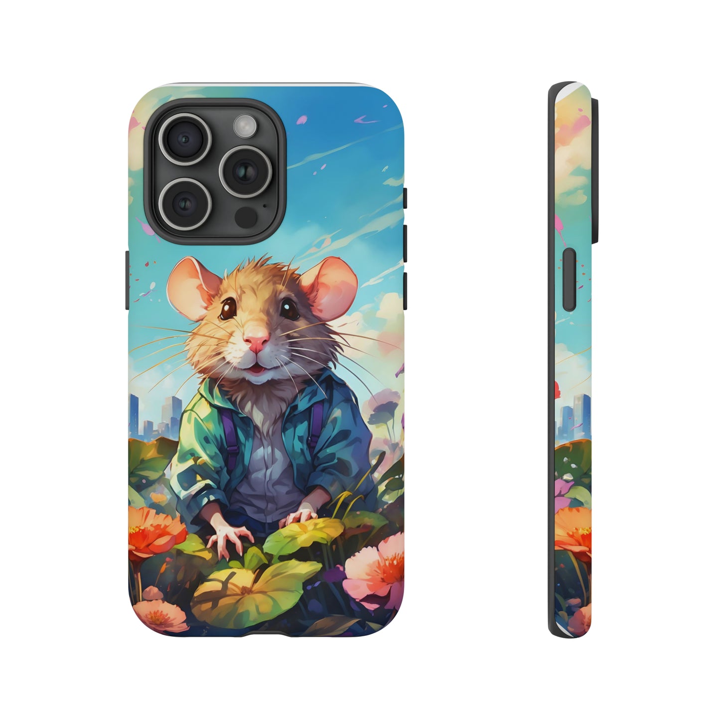 Rat Watercoloring Phone Case