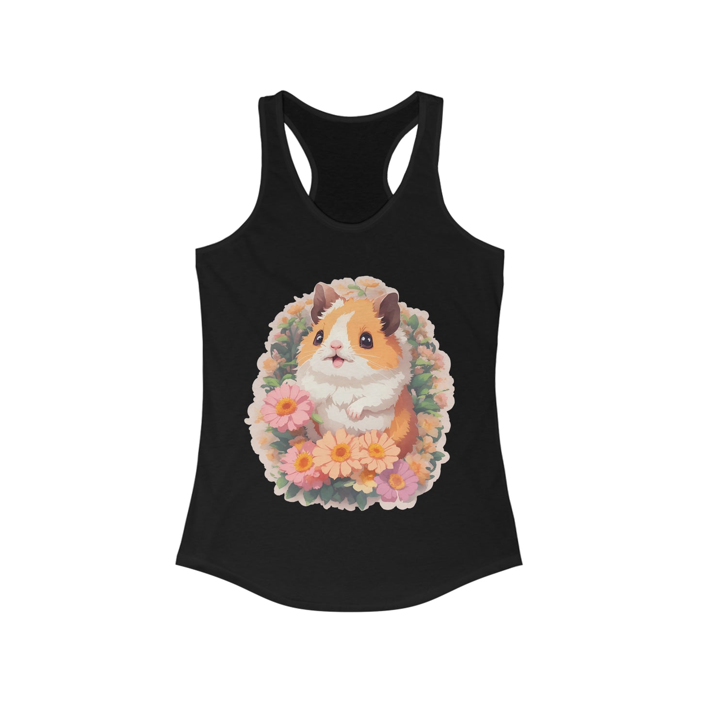 Hamster Sticker Art Tank Top