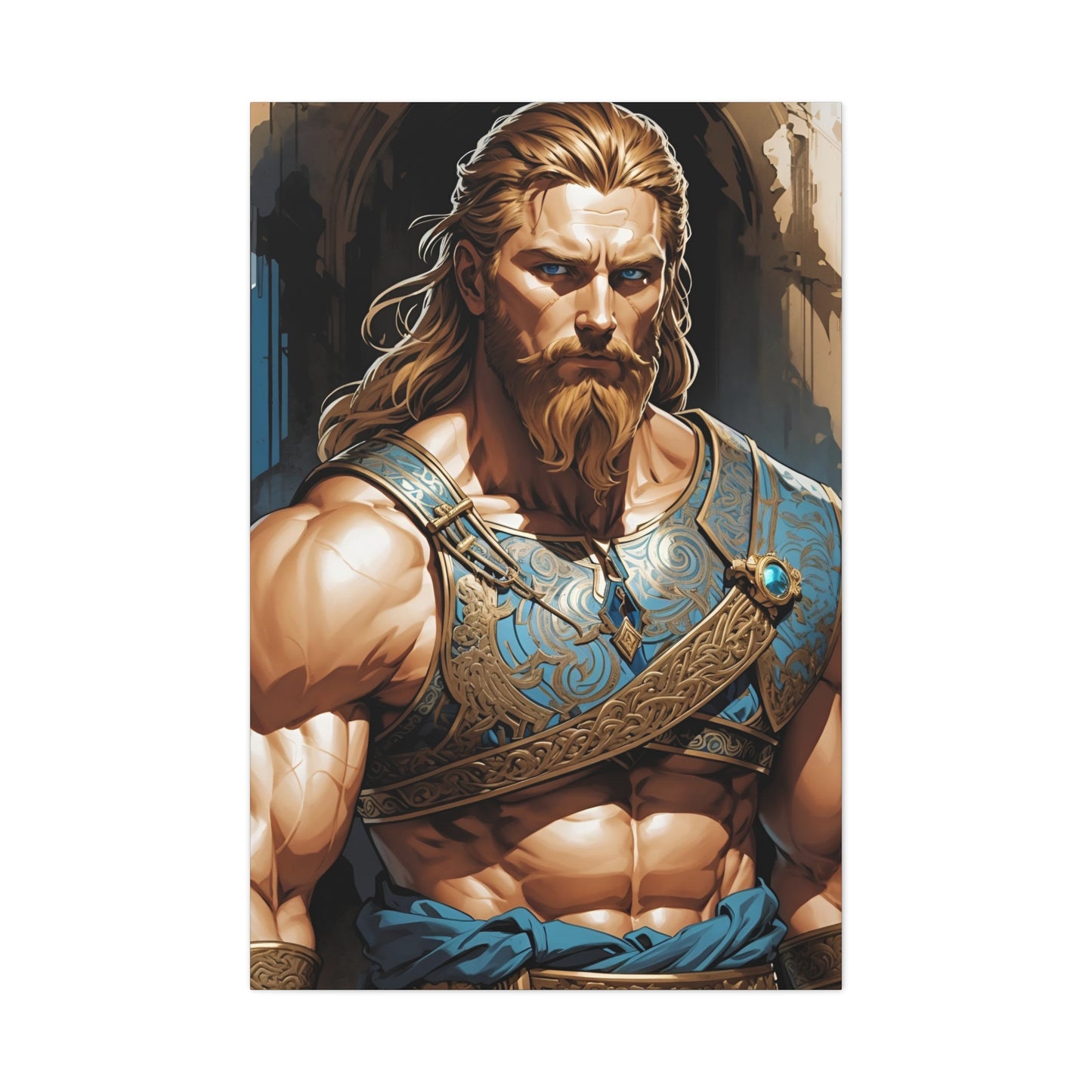 Tyr Illustration Canvas