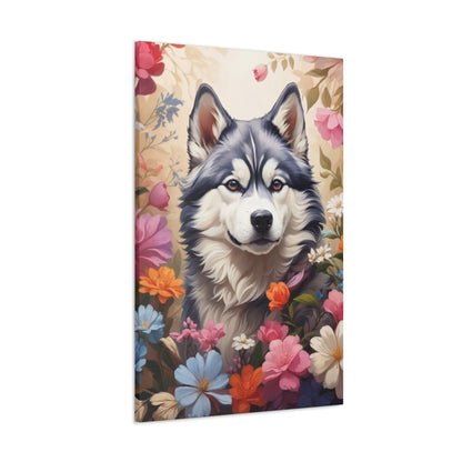 Husky Semi Realism Canvas