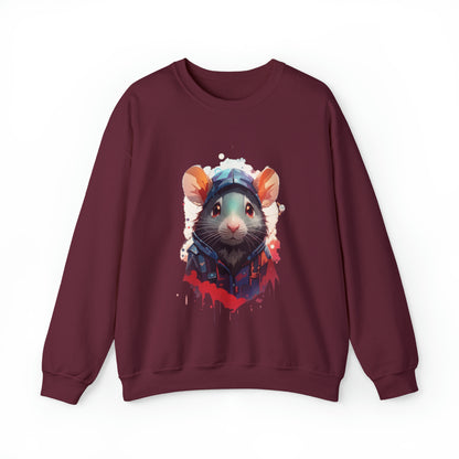 Rat Splatter Art Sweatshirt