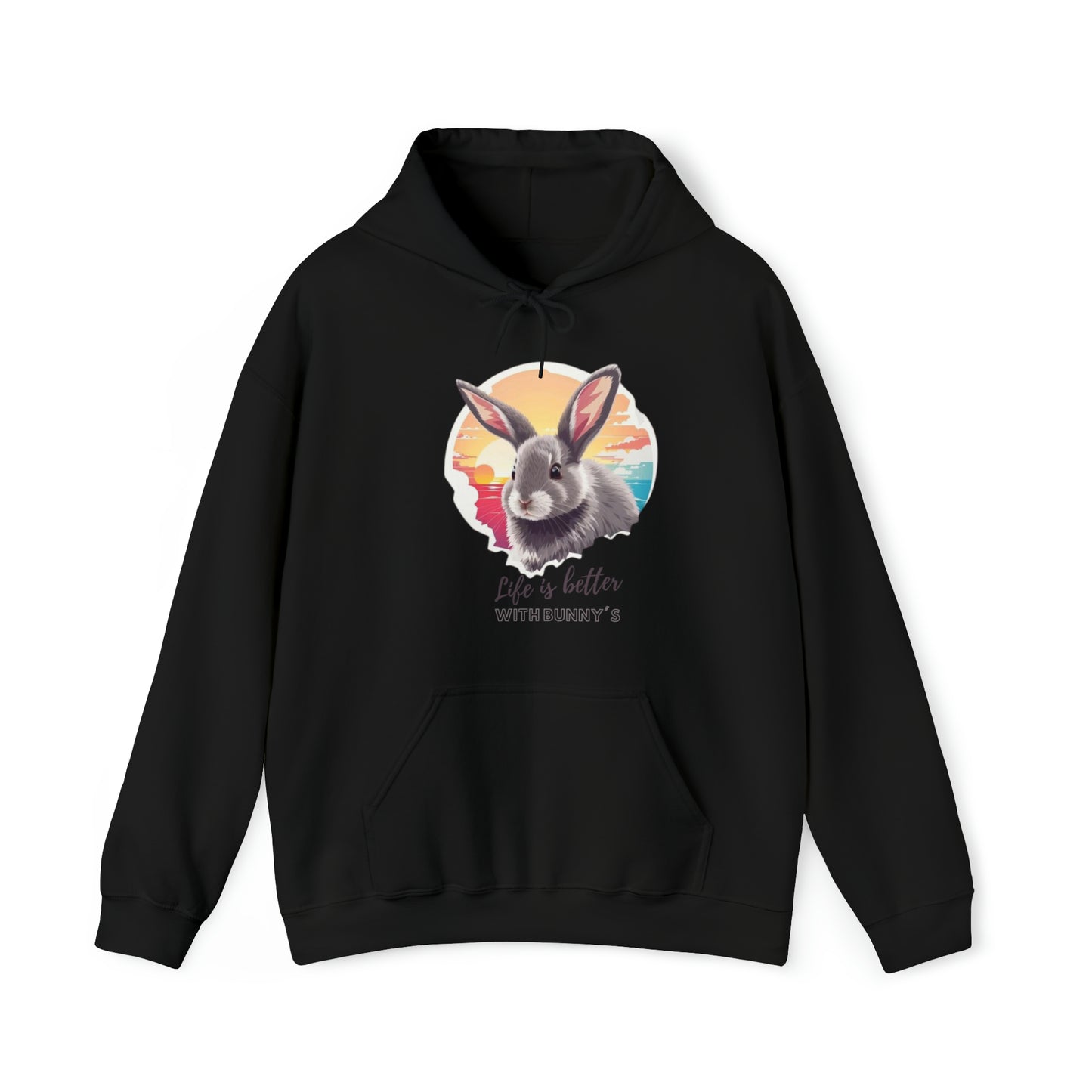 Bunny Life Is Better Quote Hoodie