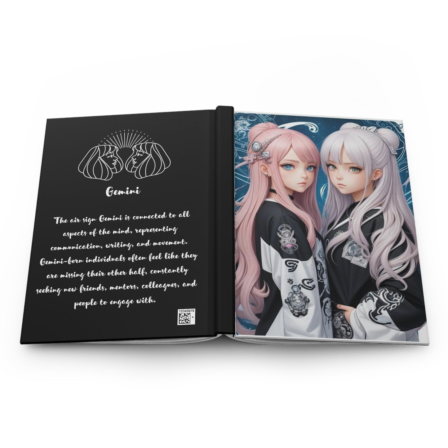 Zodiac Gemini Manga Girls Journal